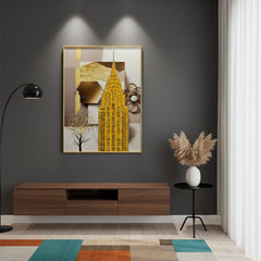 Epoxy Golden Horizon - (24 x 18 Inches)