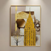 Epoxy Golden Horizon - (24 x 18 Inches)