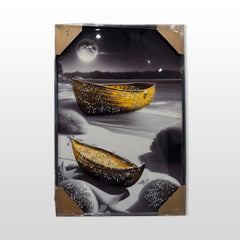 Epoxy Moonlit Shores - (24x18 Inches)