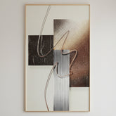 Wallscape Abstraction Epoxy Art - (60 x 32 Inches)