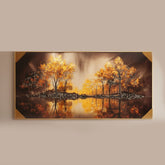 Golden Autumn Shimmer - (48 x 15 Inches)