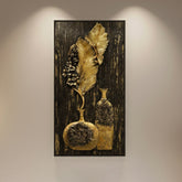 Golden Pine Elegance - (36 x 16 Inches)