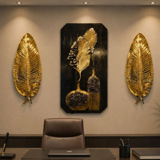 Luxury Gold Leaf wall art