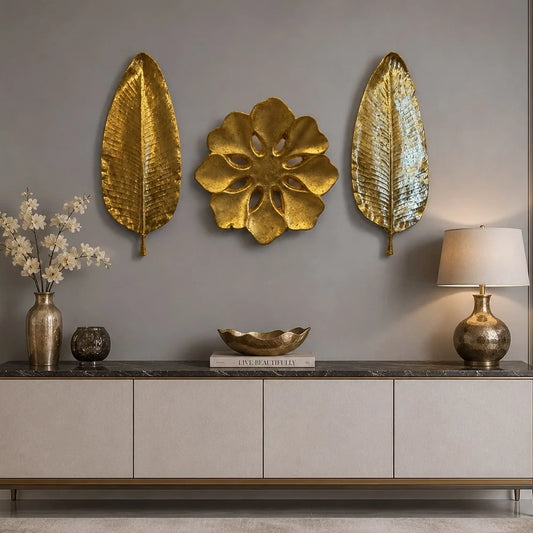 Luxury Golden Botanical wall art