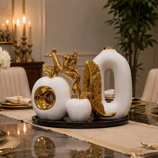 Luxury White & Gold