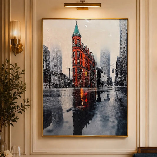 Downtown Toronto Cityscape Epoxy Resin Wall Art