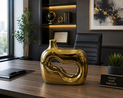 Luxury Abstract Gold Ceramic