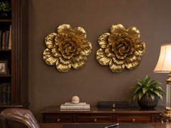 Luxury Golden 3D Floral