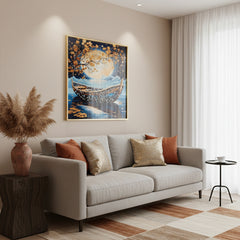 Canvas to Luxury Epoxy art - (16x16 Inches)