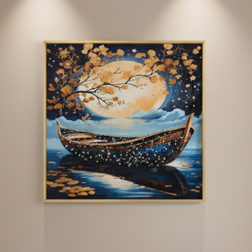 Canvas to Luxury Epoxy art - (16x16 Inches)