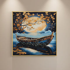 Canvas to Luxury Epoxy art - (16x16 Inches)