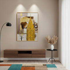 Epoxy Golden Horizon - (24 x 18 Inches)