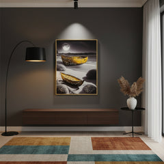 Epoxy Moonlit Shores - (24x18 Inches)