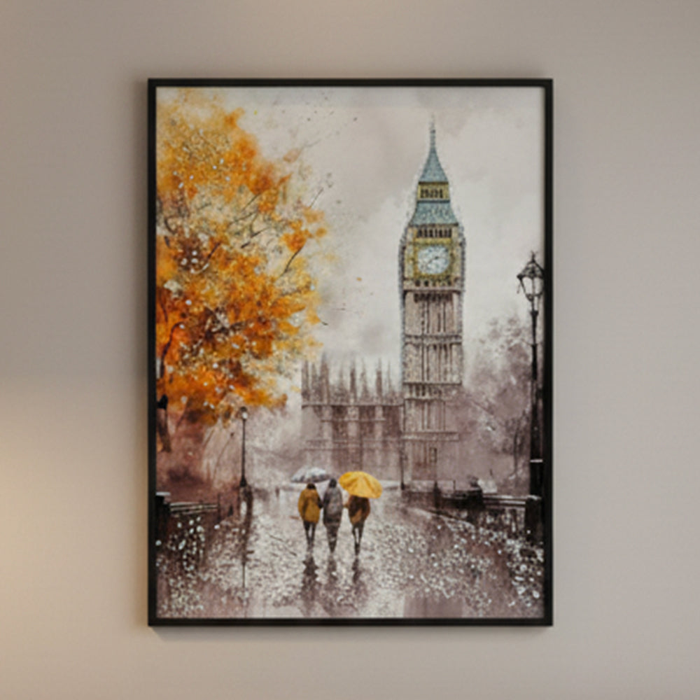 Epoxy Crystals Rain - (24 x 18 Inches)