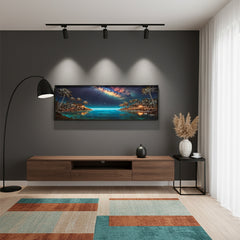 Epoxy Nocturnal Oasis - (48x15 Inches)