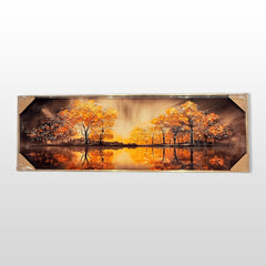 Crystal Forest Reflection - (48 x 15 Inches)