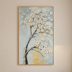 Epoxy Golden Petal Elegance - (24 x 18 Inches)