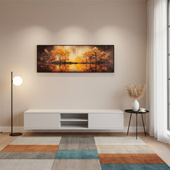 Crystal Forest Reflection - (48 x 15 Inches)