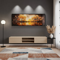 Crystal Forest Reflection - (48 x 15 Inches)