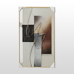 Wallscape Abstraction Epoxy Art - (60 x 32 Inches)