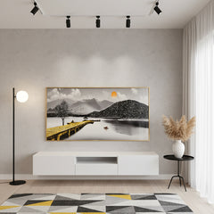 Epoxy Resin wall art - ( 48 x 24 Inches)