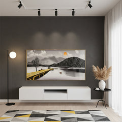 Epoxy Resin wall art - ( 48 x 24 Inches)