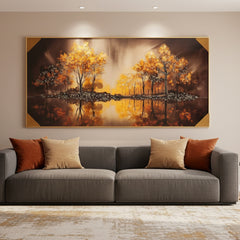 Golden Autumn Shimmer - (48 x 15 Inches)