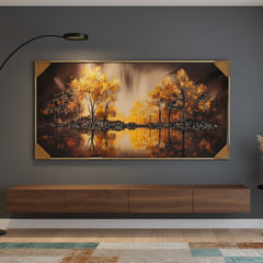 Golden Autumn Shimmer - (48 x 15 Inches)