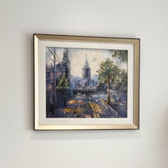 Tranquil Cityscape - (24x22 Inches)