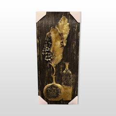 Golden Pine Elegance - (36 x 16 Inches)