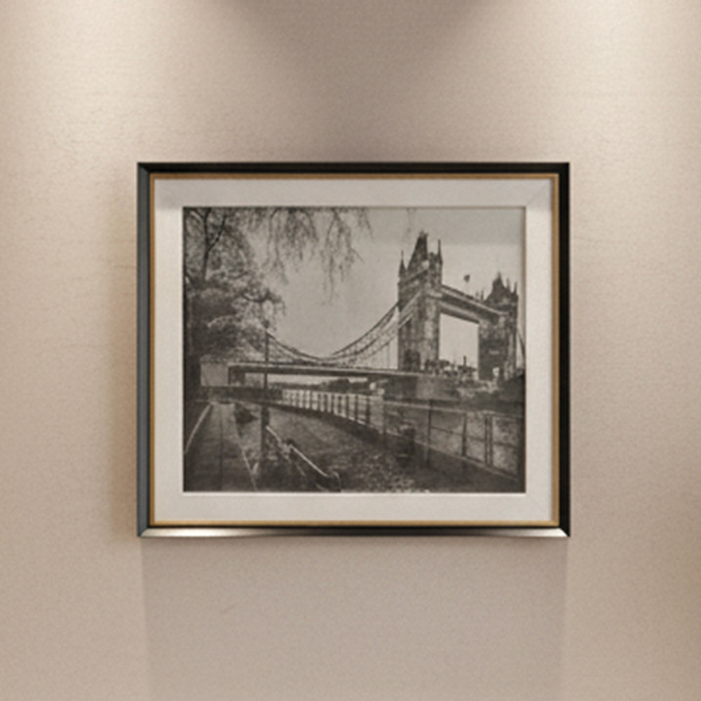 Timeless Bridge Painting - (24x22 Inches)