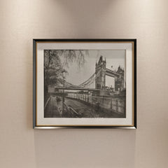 Timeless Bridge Painting - (24x22 Inches)