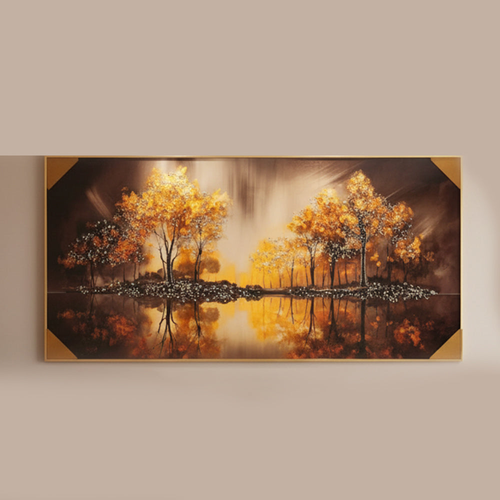 Golden Autumn Shimmer - (48 x 15 Inches)