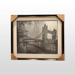 Timeless Bridge Painting - (24x22 Inches)