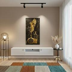 Golden Pine Elegance - (36 x 16 Inches)