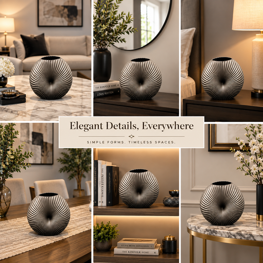Ribbed Accent Vase - product image 2