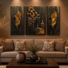 Luxury Floral & Feather Wall Art - product image 2