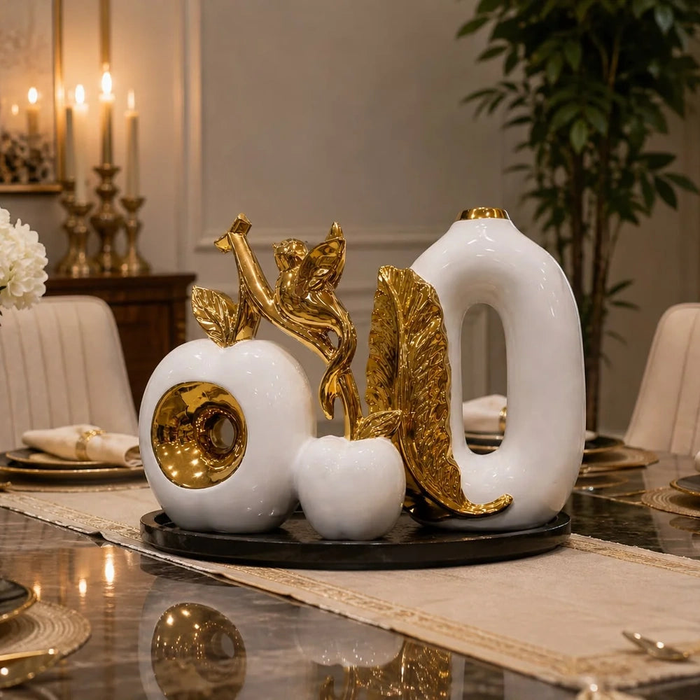 Luxury White & Gold