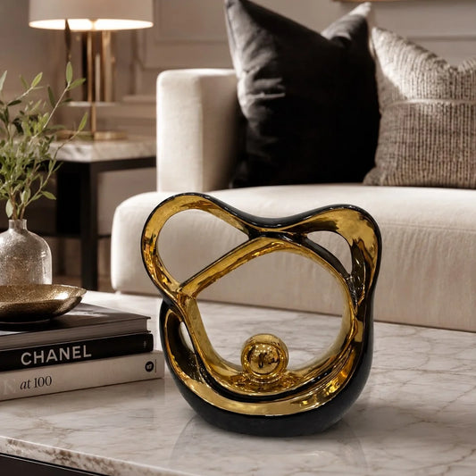 Luxury Abstract Gold Ceramic