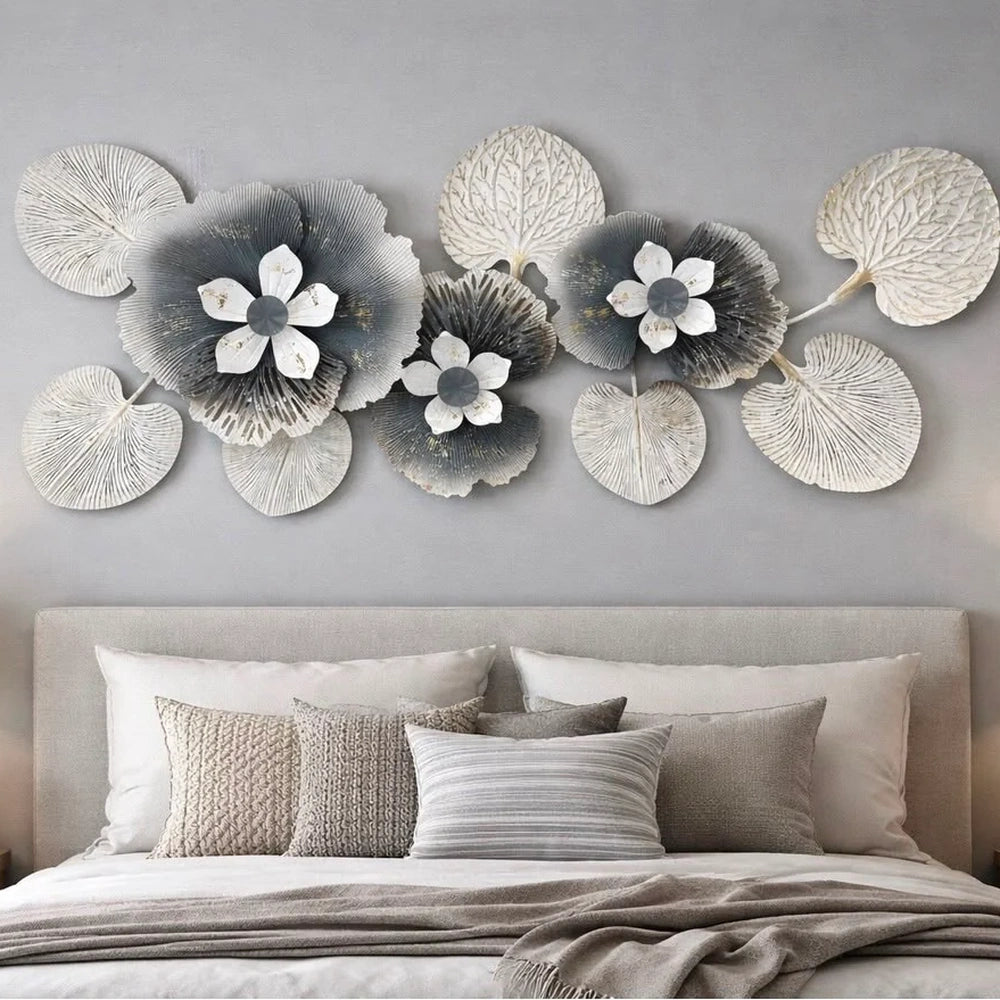Modern Botanical Metal Wall Art