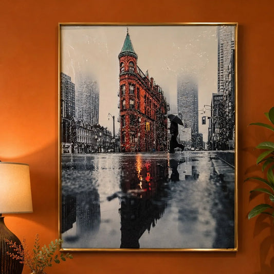 Downtown Toronto Cityscape Epoxy Resin Wall Art