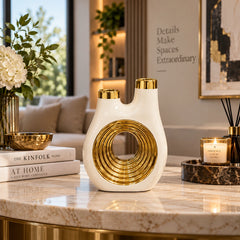 Dual-Neck White & Gold - product image 3