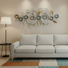 Metal Wall Art (56x22 Inches)