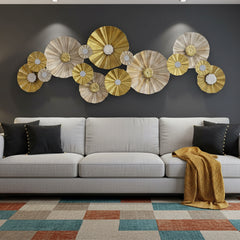 Metal Wall Art  (56x22 Inches)