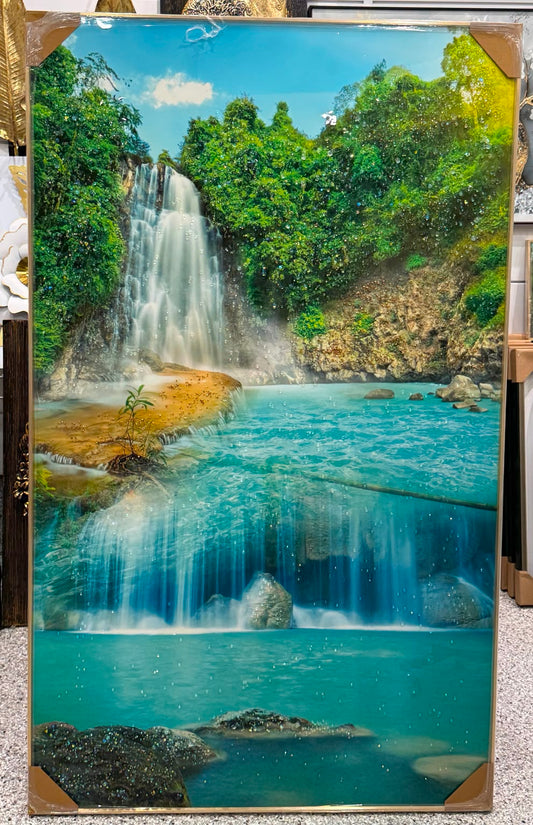 Emerald Cascade Serenity