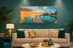 Luxury Lagoon Sunset
