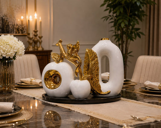 Luxury White & Gold