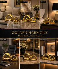 Gold Décor Duo Sculpture Set