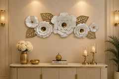 Ivory & Gold Floral