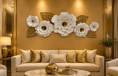 Ivory & Gold Floral